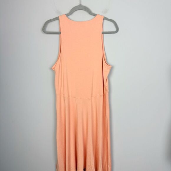 ATHLETA | Santorini Thera A-Line Swing Dress in Cactus Peach Women’s Size Large - Picture 8 of 9